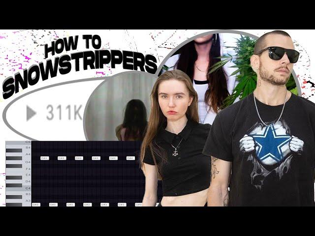 THE #1 SNOW STRIPPERS TUTORIAL l How To Make Beats Like SNOWSTRIPPERS l Fl Studio Tutorial