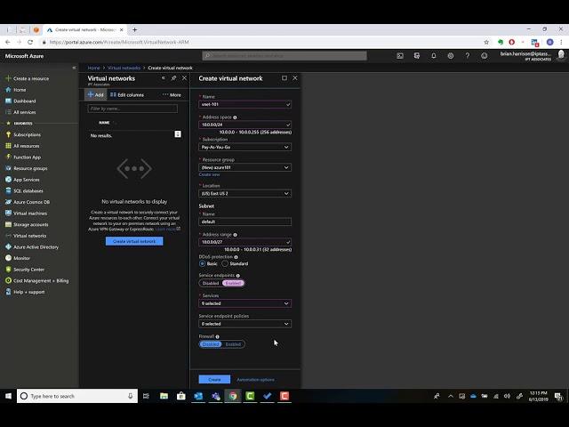 Azure Networking 101 - Virtual Network