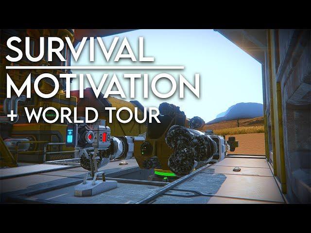 HOW TO STAY MOTIVATED - Space Engineers World Tour