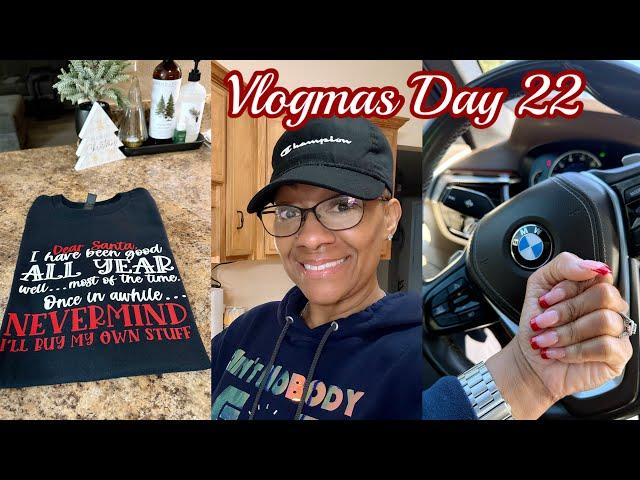 VLOGMAS DAY 22 | GETTING MY NAILS DONE | ANSWERING YOUR COMMENTS | CRICUT DIY | DITL