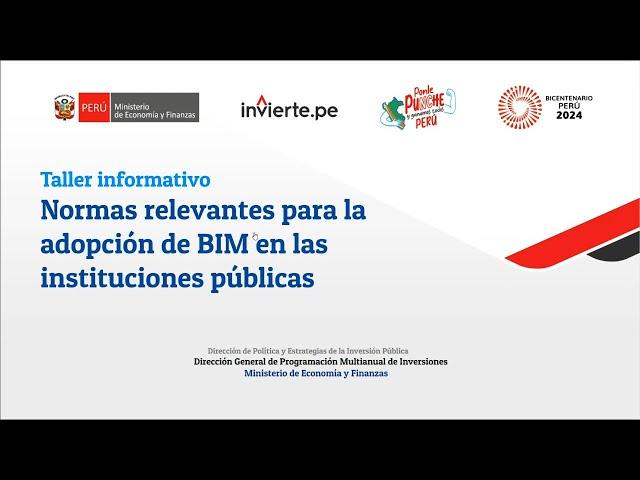 Normas relevantes para la adopción de BIM en instituciones públicas