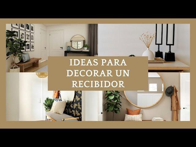 🪞Cómo DECORAR el RECIBIDOR DE una CASA#decoracioninteriores #recibidor #interiorismoydecoracion