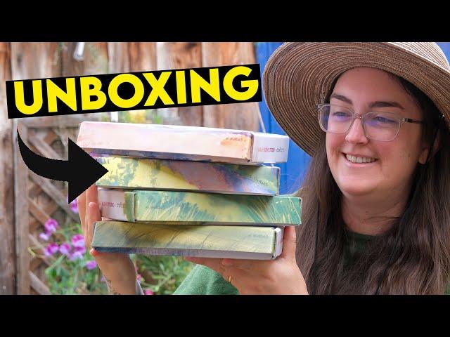 Monthly Gouache Tutorial Boxes w/Craftamo  UNBOXING! (live stream replay)