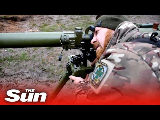 Ukrainian State Border Guards train for combat against Russian forces