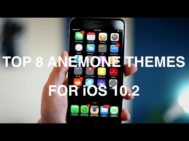 TOP 8 ANEMONE THEMES FOR iOS 10.2