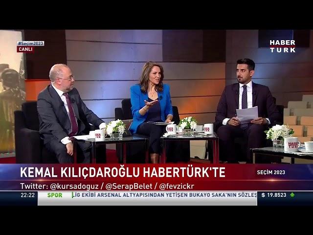 Habertürk TV’de, Gazeteciler Serap Belet, Kürşad Oğuz ve Fevzi Çakır'ın sorularını yanıtlıyorum.