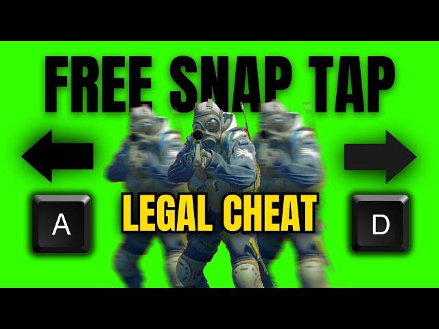 CS2 FREE SNAP TAP ON ANY KEYBOARD *LEGAL CHEAT*