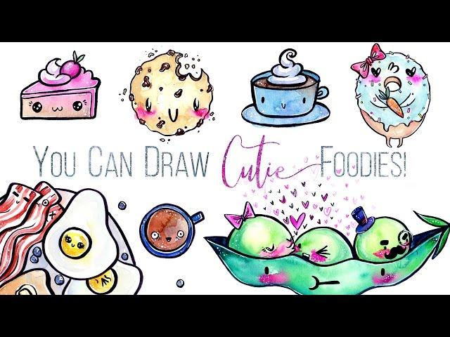 You Can Draw Cute Foods! In 2 Simple Steps // Skillshare Class Trailer