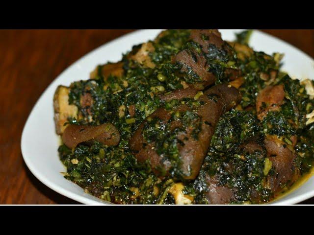 How to cook Edikang Ikong soup (Calabar style). Nigerian food