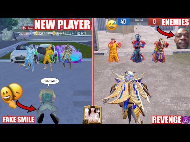 PRANKTHREE RANDOM RICH PLAYERSCALL ME NOOPWITH REVENGEIN CHEAR PARK | PUBG MOBILE