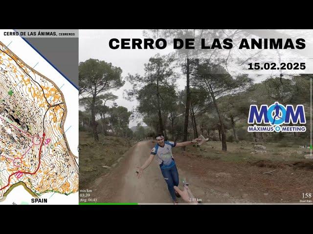 Headcam Orienteering: Cerro De Las Animas, Cebreros. Spain. MOM. MAXIMUS-O-MEETING 2025.