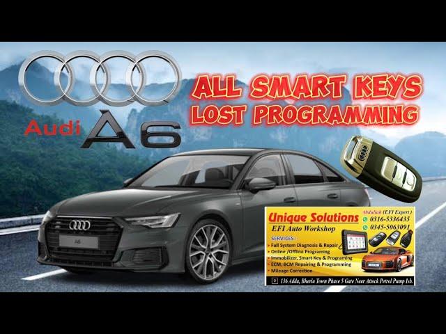 Audi A6 Model 2016 All Keys Lost Programming #audia6 #audia5 #audia8