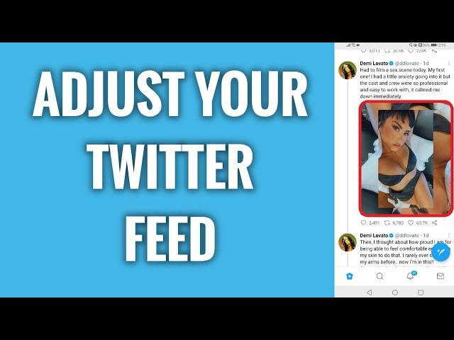 How To Adjust Your Twitter Feed