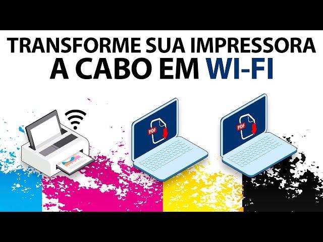 Como transformar sua impressora USB em REDE - 2024