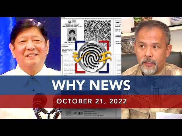 UNTV: Why News | October 21, 2022