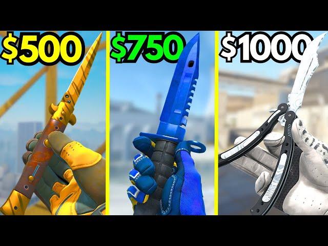 BEST KNIFE & GLOVE COMBOS Under $1000 (CS2 BUDGET KNIFE + GLOVES COMBO 2024)