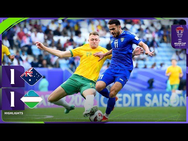#AsianCup2023 | Group B : Australia 1 - 1 Uzbekistan