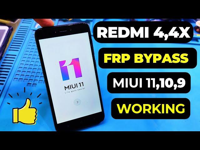 2024 Redmi 4 FRP Bypass MIUI 11 | Unlock Your Redmi 4 & 4x Now! 