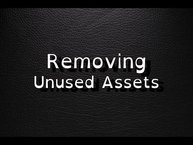 Unreal 5 Tutor: Removing Unused Assets