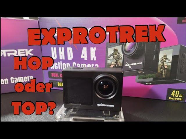 Exprotrek 4K Action Cam: Review und Erfahrungen. Gut und günstig?