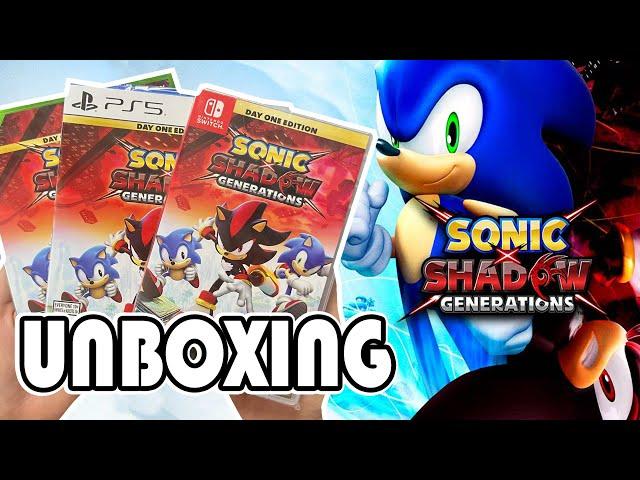 Sonic X Shadow Generations (Day One Edition) (PS5/Switch/Xbox One/XSX) Unboxing