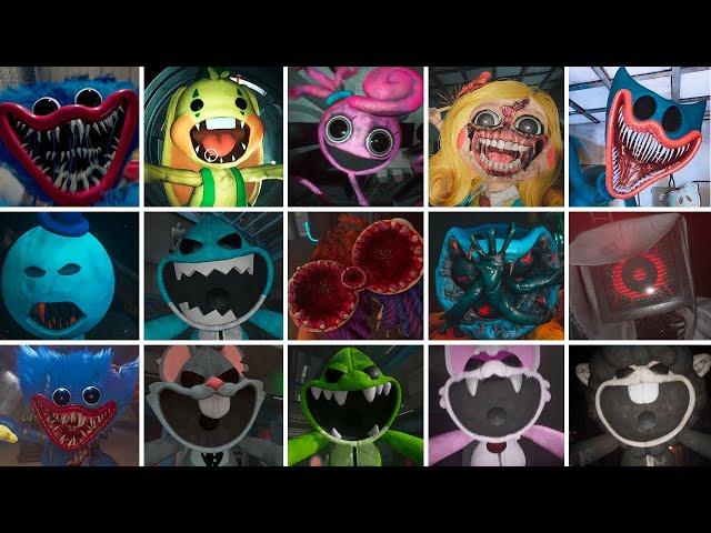 Poppy Playtime Chapter 1 - 4 ALL JUMPSCARES