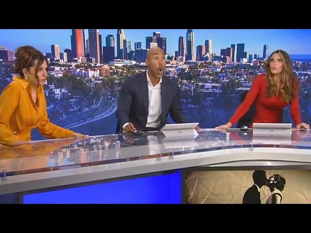 TV Anchors Freak Out as Earthquake Rattles Los Angeles