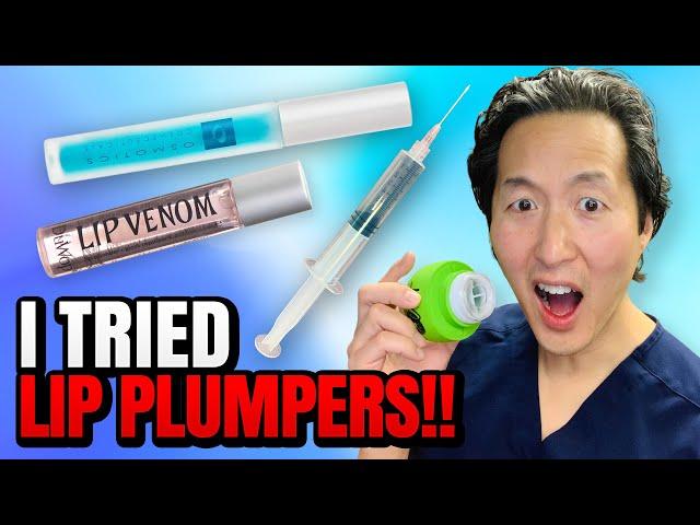 Plastic Surgeon Tests How Lip Plumpers Measure Up to Lip INJECTIONS?