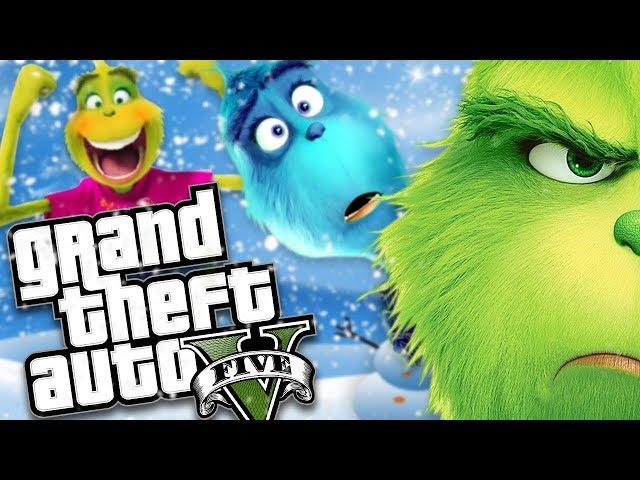 THE NEW GRINCH MEETS HIS PARENTS MOD (GTA 5 PC Mods Gameplay)