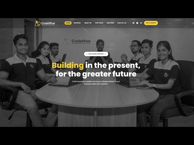 CodeHive - Official Website launch Video