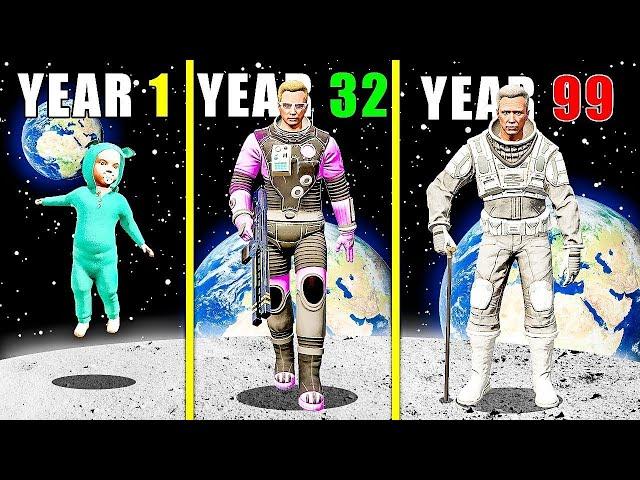 i spent 100 years on the moon in GTA 5