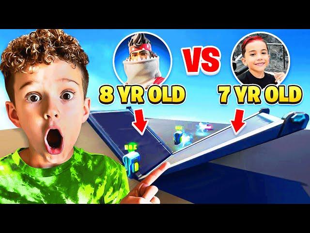 7 YEAR OLD VS 8 YEAR OLD (Youngest Fortnite Players 1v1)