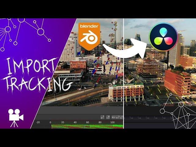 Kameratracking Daten von Blender nach Davinci Resolve Fusion importieren