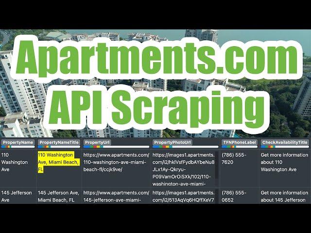 No-Code Apartments.com API Data Scraping with HAR Files