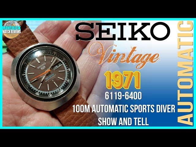 Vintage 1971 Seiko! | Seiko 6119-6400 "Saucer" Automatic Sports Diver Show And Tell