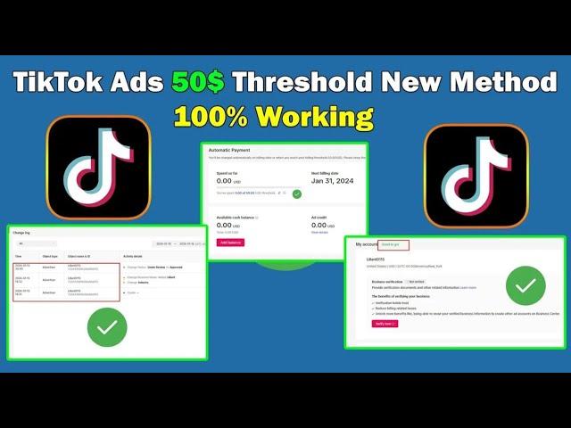 How to Get TikTok Ads with a $50 Threshold  Step by Step Tutorial