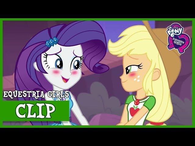 Rarity and Applejack Reconcile | MLP: Equestria Girls | Rollercoaster of Friendship [Full HD]