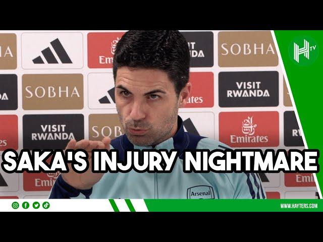 SAKA'S TORN HIS HAMSTRING | Mikel Arteta | Arsenal v Ipswich