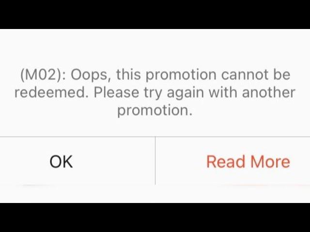 Shopee Error M01/M02 #shopee #newuser #error