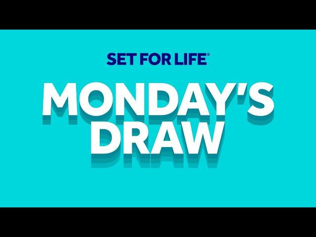 The National Lottery Set For Life draw results from Monday 01 July 2024