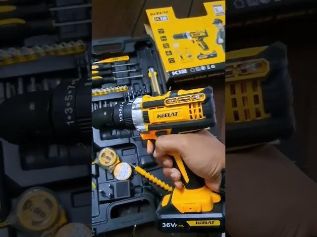 ️KEELAT CORDLESS DRILL DRIVER #shortsvideo