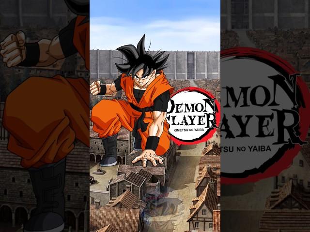 Goku vs Demon slayer ️ #shorts #shortsfeed #demonslayer #anime #goku ️