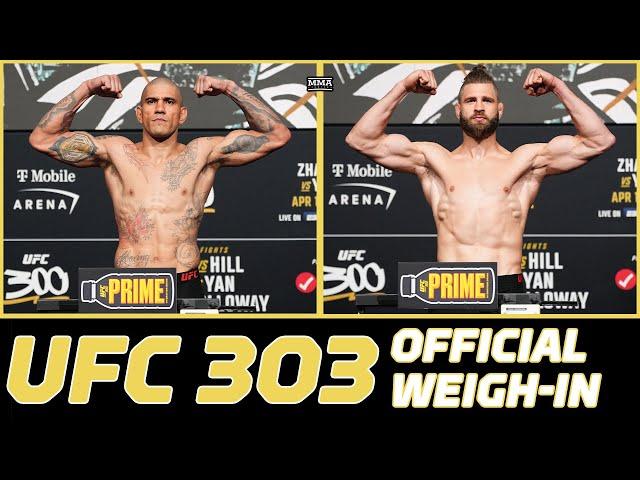 UFC 303: Pereira vs. Procházka 2 Official Weigh-Ins | MMA FIghting