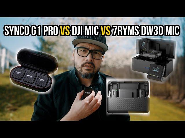 Synco G1 A2 Pro Mic vs DJI Mic vs 7Ryms iRay dw30 Mic - Which Wireless Mic is the best buy?