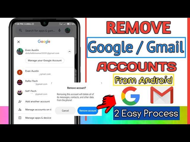 How to Remove Google Account From Android Phone in 2024