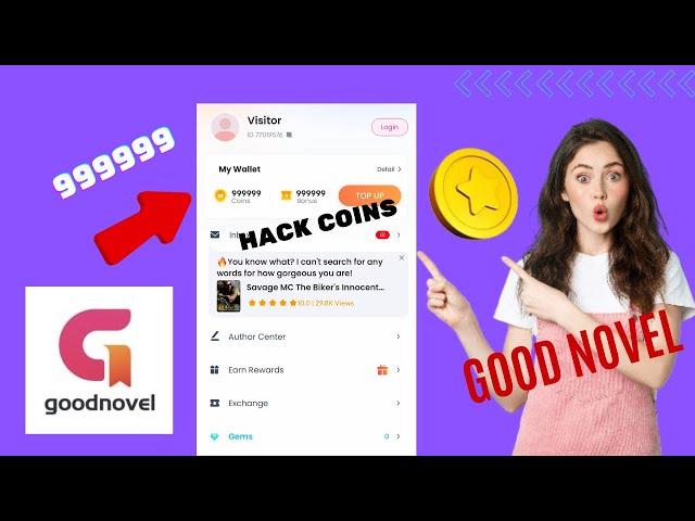 Goodnovel Hack/MOD APK - Unlimited Coins for FREE! (2024) - Works on iOS & Android