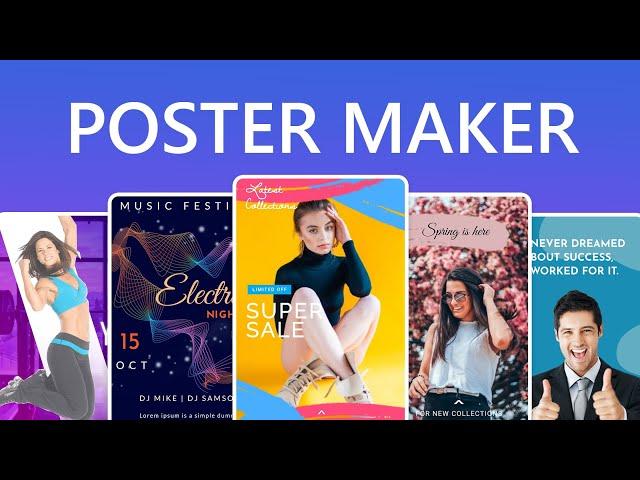 Poster maker app with Video animation - Splendid poster maker