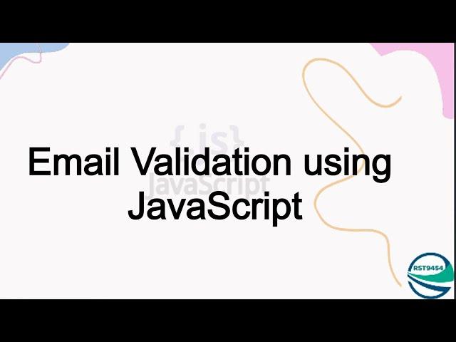JavaScript Validation | Email Validation using JavaScript | Validation | jQuery #biharideveloper