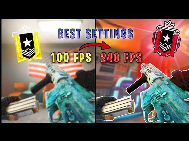Best GRAPHIC and COLOR Settings for Rainbow Six Siege