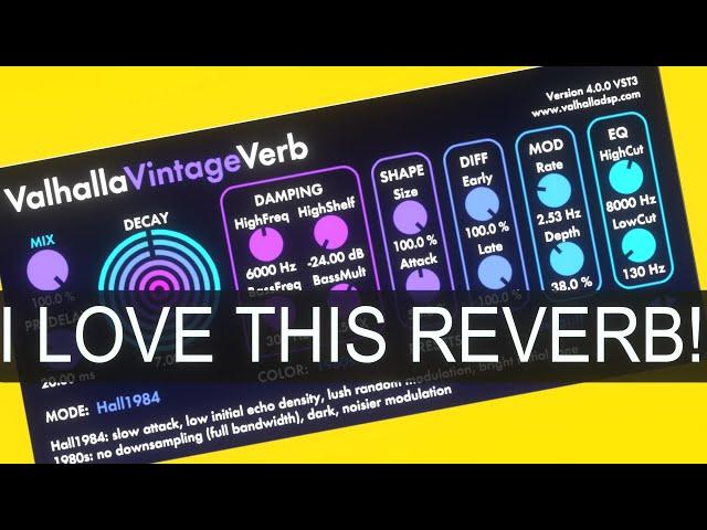 Amazing Algorithms in Valhalla Vintage Verb 4.0